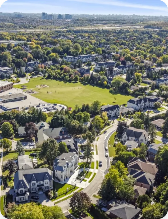 Aerial View Of Richmond Hill