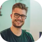 A Man Wearing Glasses