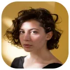 Woman With Curly Hair