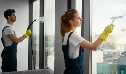 Woman Cleaning Ophthalmologist S Office 1 1